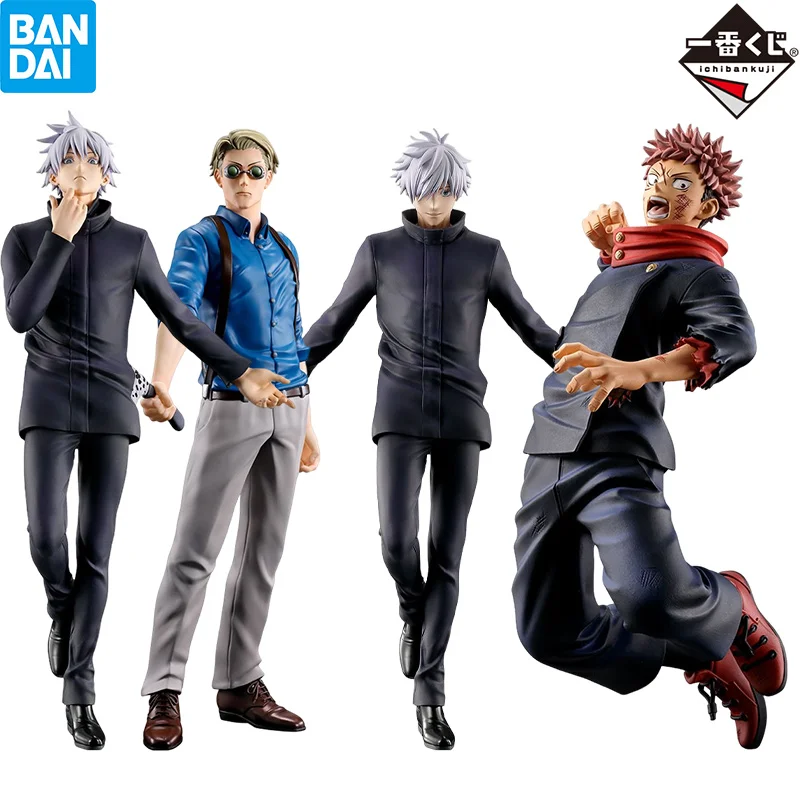 

Original Bandai Ichiban Kuji Jujutsu Kaisen Shibuya Yuji Itadori Nanami Kento Satoru Gojo Figure Anime Action Model Toys Gift