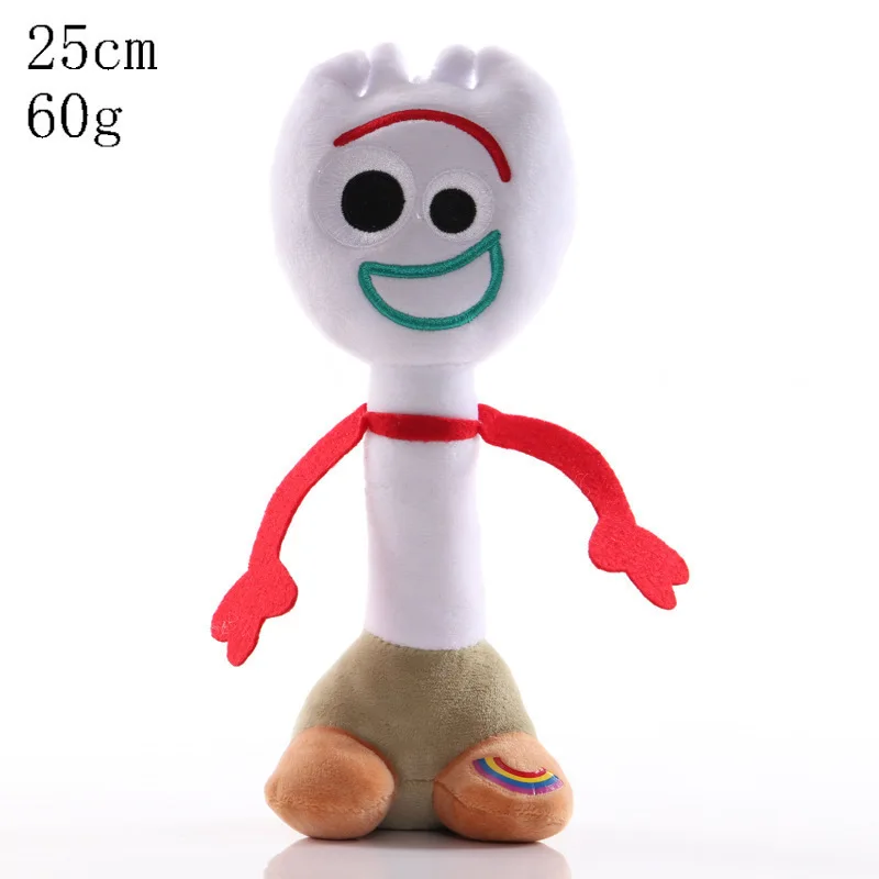 Toy Story 4 Woody Forky jouets en peluche dessin animé poupée en peluche Anime poupée en peluche sac à dos pendentif porte-clés cadeau d'anniversaire pour garçons enfant