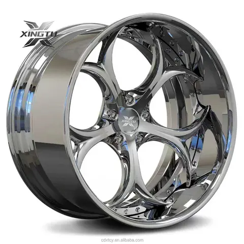 Hot-selling Custom 2-piece Forged Wheels 18 19 20 21 22 23 24 26 Inch New Design Black Gold Aluminium Forged Rims for Alfa Romeo