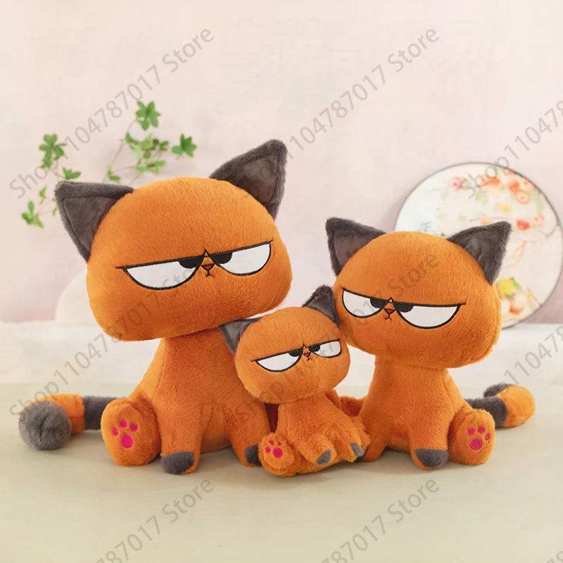 

Novelty Cute Orange Cat Plushie Soft Stuffed Doll Kawaii Creative Cartoon Stuffed Animals Toys Kid Birthday Halloween Gifts