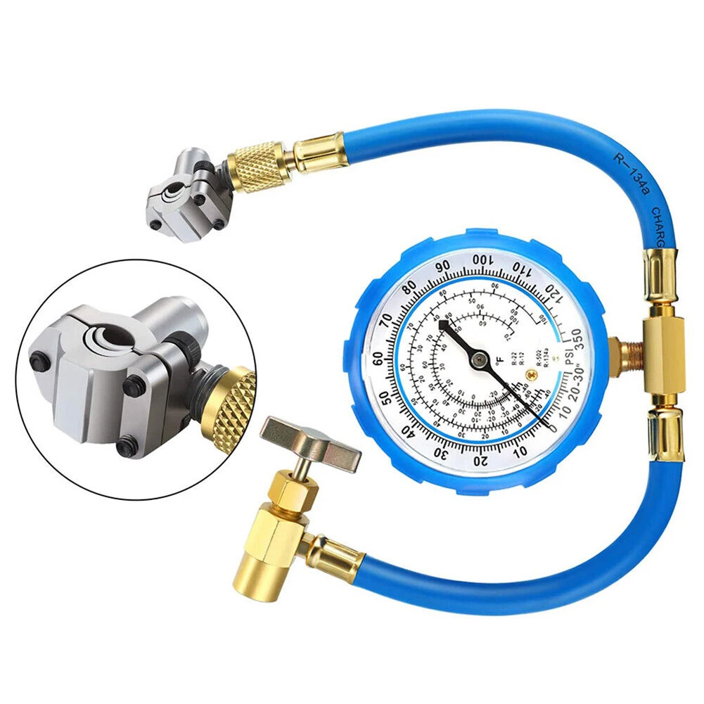 Kit valvola rubinetto linea valvola piercing proiettile A/C BPV-31 Valvola piercing valvola in lega di zinco per tubo HVAC 1/4 5/16 3/8 pollici
