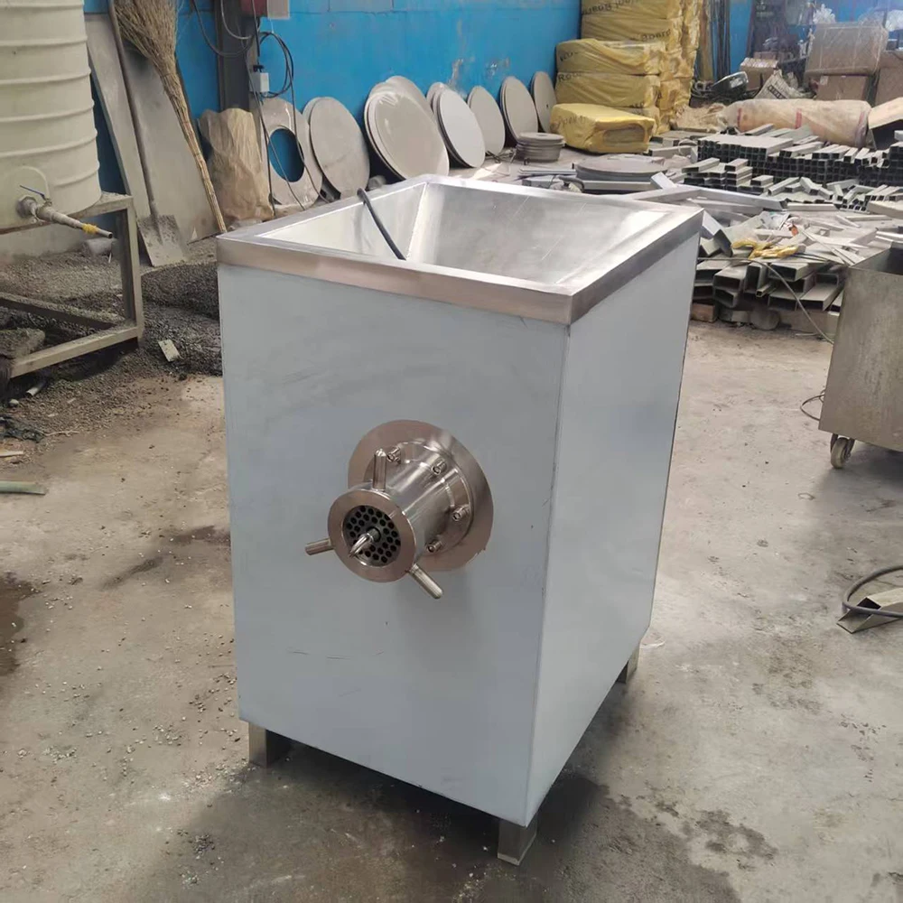 

Коммерческая мясорубка для замороженного мяса, быстрая электрическая ручная автоматическая мясорубка для использования в ресторане, новый состояние с сердечником