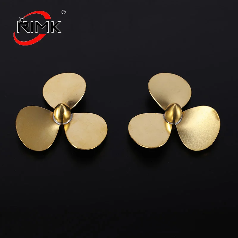 

1pc Copper 3-Blades Propeller Φ2mm/M3/M4 Mini Prop for 2mm/3mm/4mm Shaft RC Boat Submarine Scale Marine Scale Boat