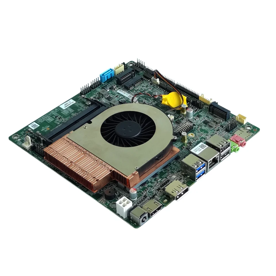 Cheap  12th Mini Cpu Core I7 Mini ITX Motherboard 2 LAN 2.8G 6*Com DDR4 VGA X86 Embedded Industrial PC Mainboard for Kiosk