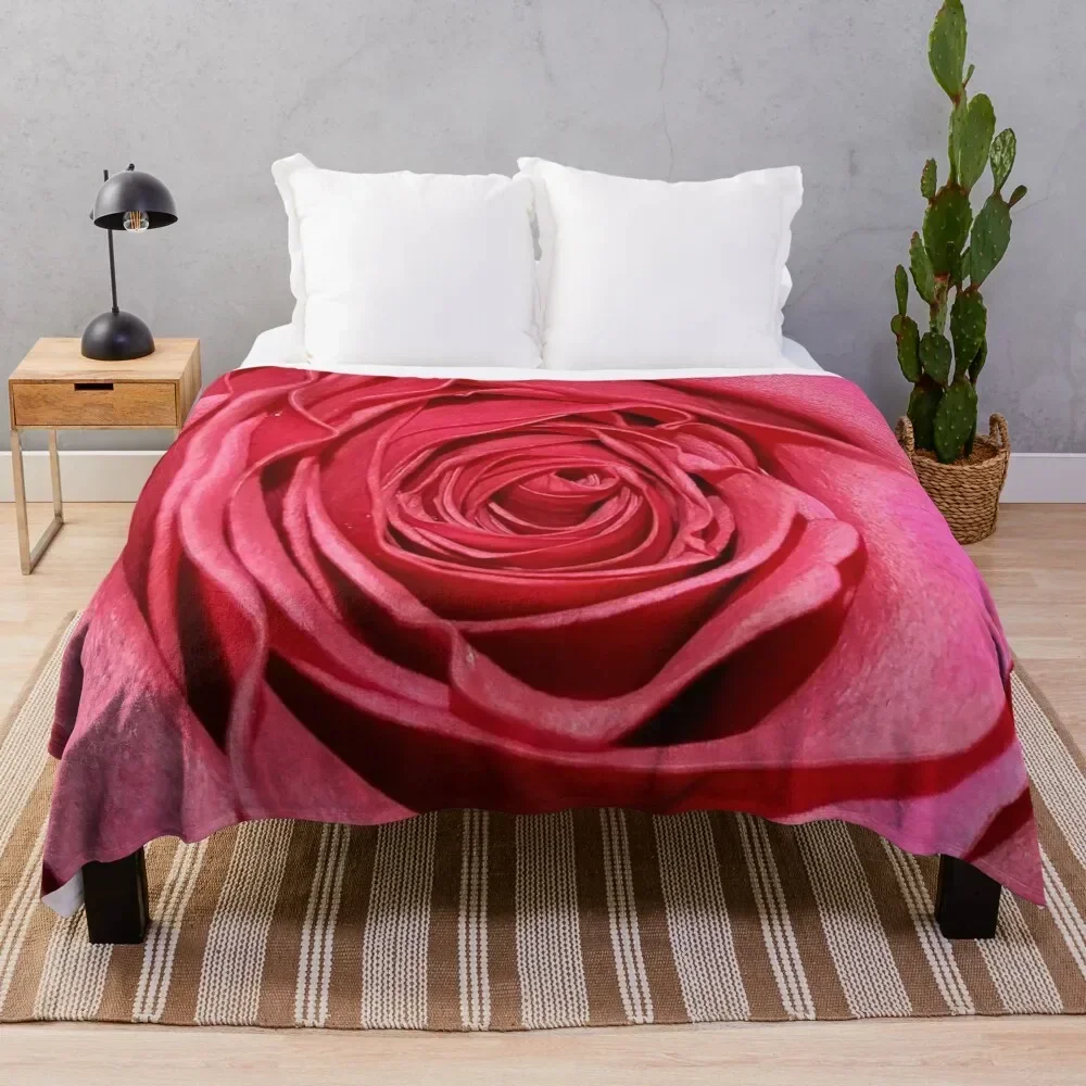 Red Rose DreamscapesbyTeresa Throw Blanket Beach Shaggy Blankets