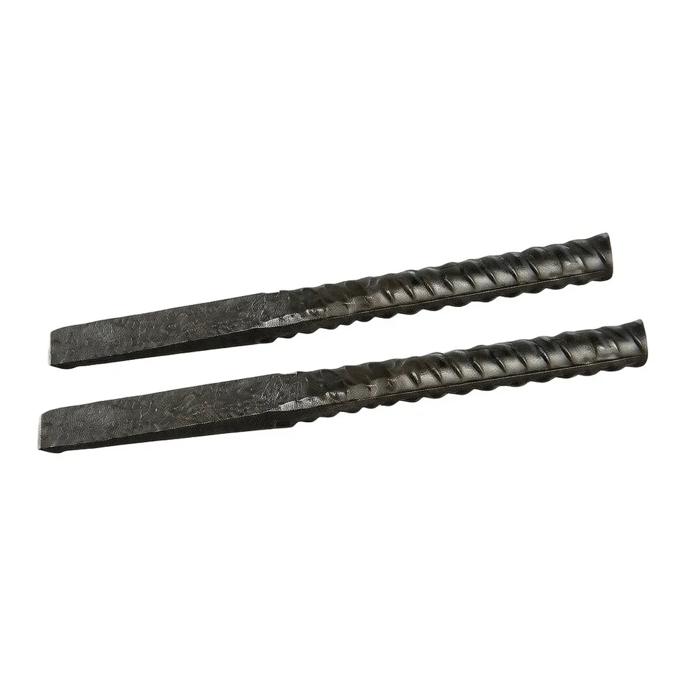 Threaded Steel Flat Chisel High Hardness For Forged For Wall Grooving Construction Hand Tool With Slip Grip Black