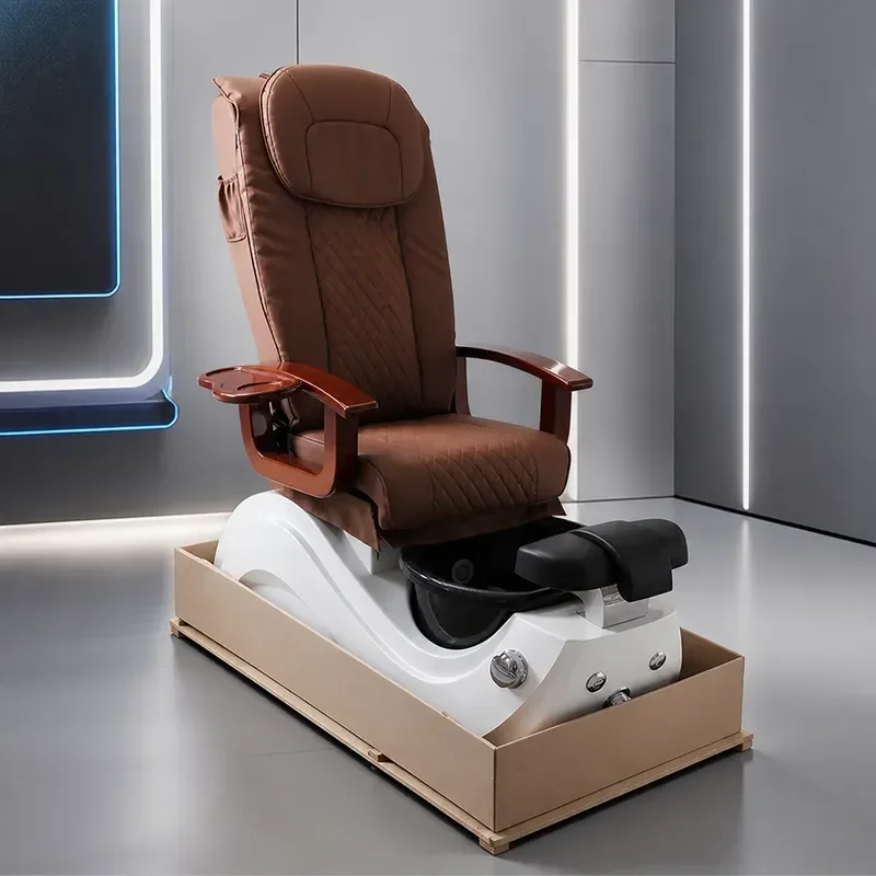 Electric Massage Chair for Manicure and Pedicure Foot Bath Soaking Sofa Beauty Furniture