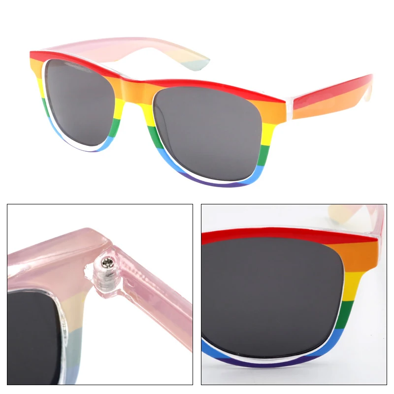 Begreat Oculos Lunette De Soleil Femm Classic Retro Rectangular Sunglasses Ladies Brand Retro Travel Rainbow Sun Glasses