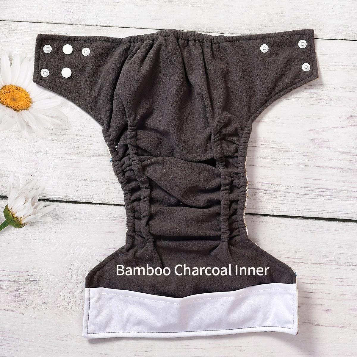 Elinfant Bamboo Charcoal Inner Baby Pocket Cloth Diapers, Waterproof Baby Cloth Nappy,Adjustable Washable Training Pants