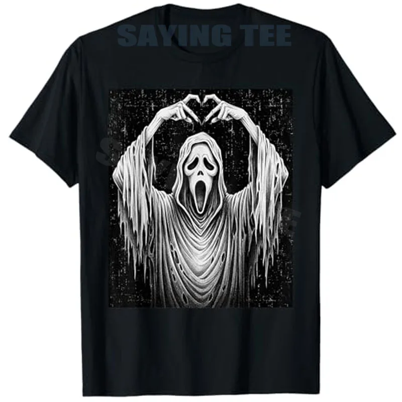 

Funny Men Women Halloween T-Shirt Spooky Season Costume Novelty Gift Horror Ghost Y2k Novelty Graphic Outfit Aesthetic Clothes