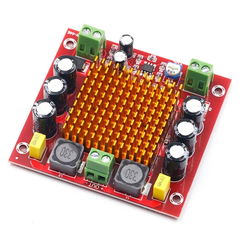 Digital Amplifier Board TPA3116DA TPA3116 150W D2 Mono Channel Digital Power Audio Amplifier Board XH-M544 DC 12-26V