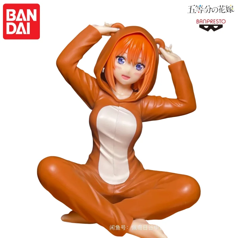 Bandai em estoque original banpresto nakano itsuki modelo boneca nova caixa figura de ação animação periféricos personagens anime