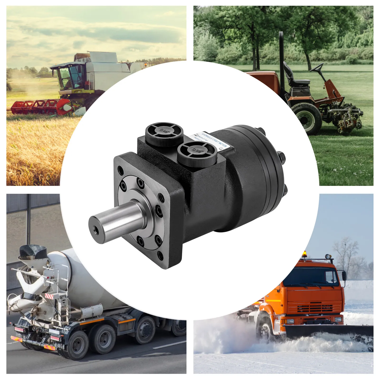 

Чугунный гидравлический двигатель, 1,69 унции/R, гидравлический двигатель, насос, шнековый кран для грузовика, аксессуар для Char-Lynn 101-1001-009 Eaton 101-1001