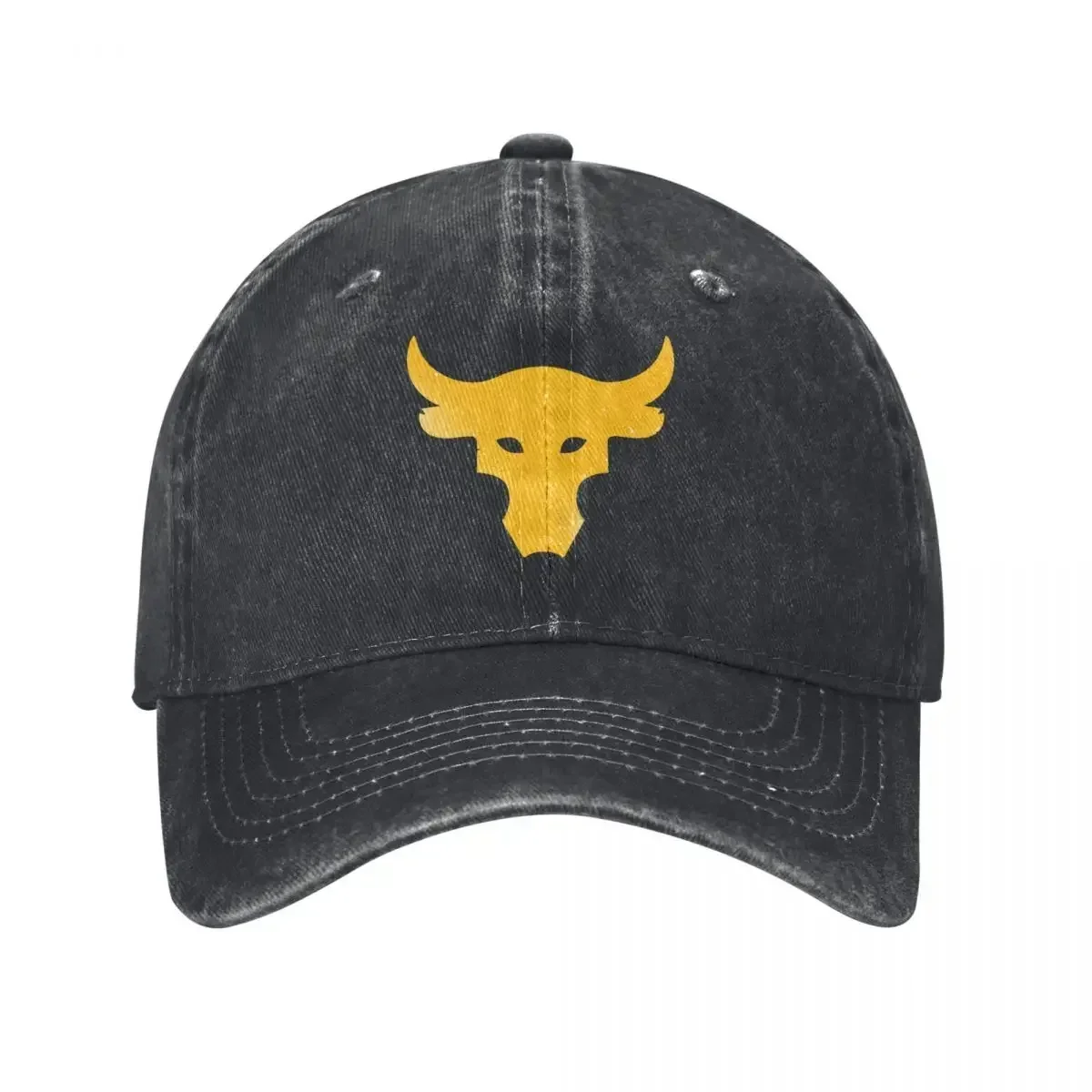 New Brahma Bull The Rock Project Gym Baseball Cap Yellow Logo Unisex Men Sun-Proof Trucker Dad Hat Outdoor Sports Baseball Caps