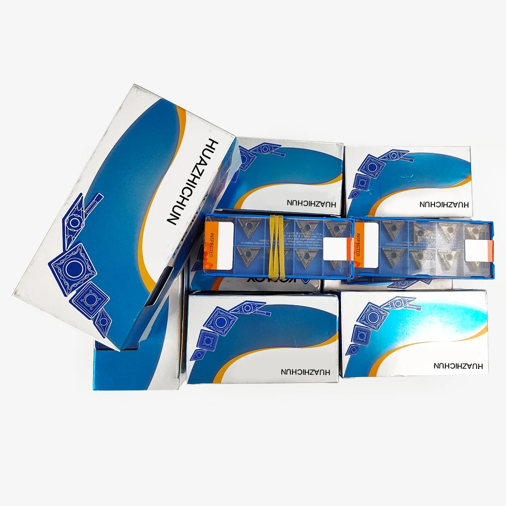 

HUAZHICHUN 10 шт. твердосплавные вставки VCMT160408-VL PC8110