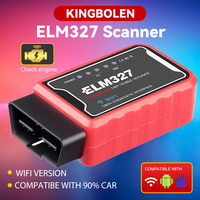 KINGBOLEN ELM327 v1.5 PIC18F25K80 chip wifi Code Reader ELM 327 OBD2 scanner Car Diagnostic Tools for Android IOS PK ICAR2