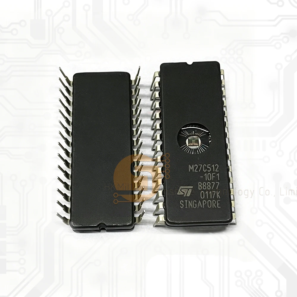 10pcs M27C512-10F1 M27C512-12F1 M27C512-15F1
