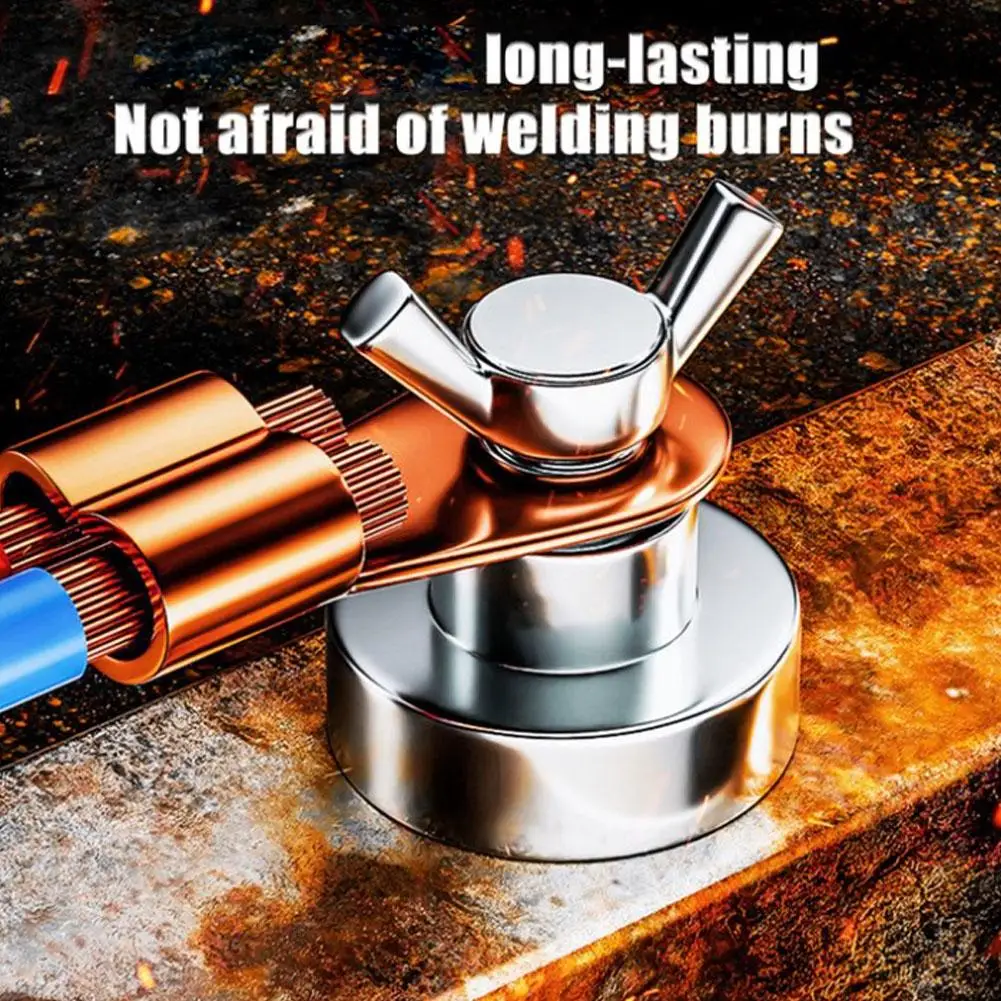 Powerful Magnetic Welding Ground Clamp, Copper Electrode Single Head Magnet Grounding Connector for Welding Machines Ground Wire gallery 3