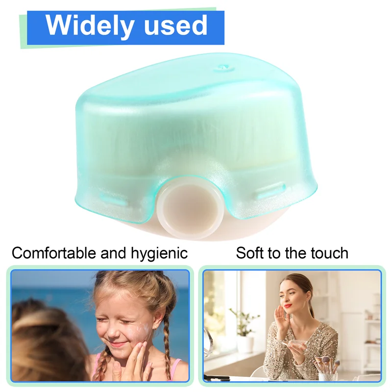 N08R Sunscreen Applicator For Kids,Sunscreen Brush With Protective Cap,Sunscreen Lotion Applicator Travel Sunscreen Brush