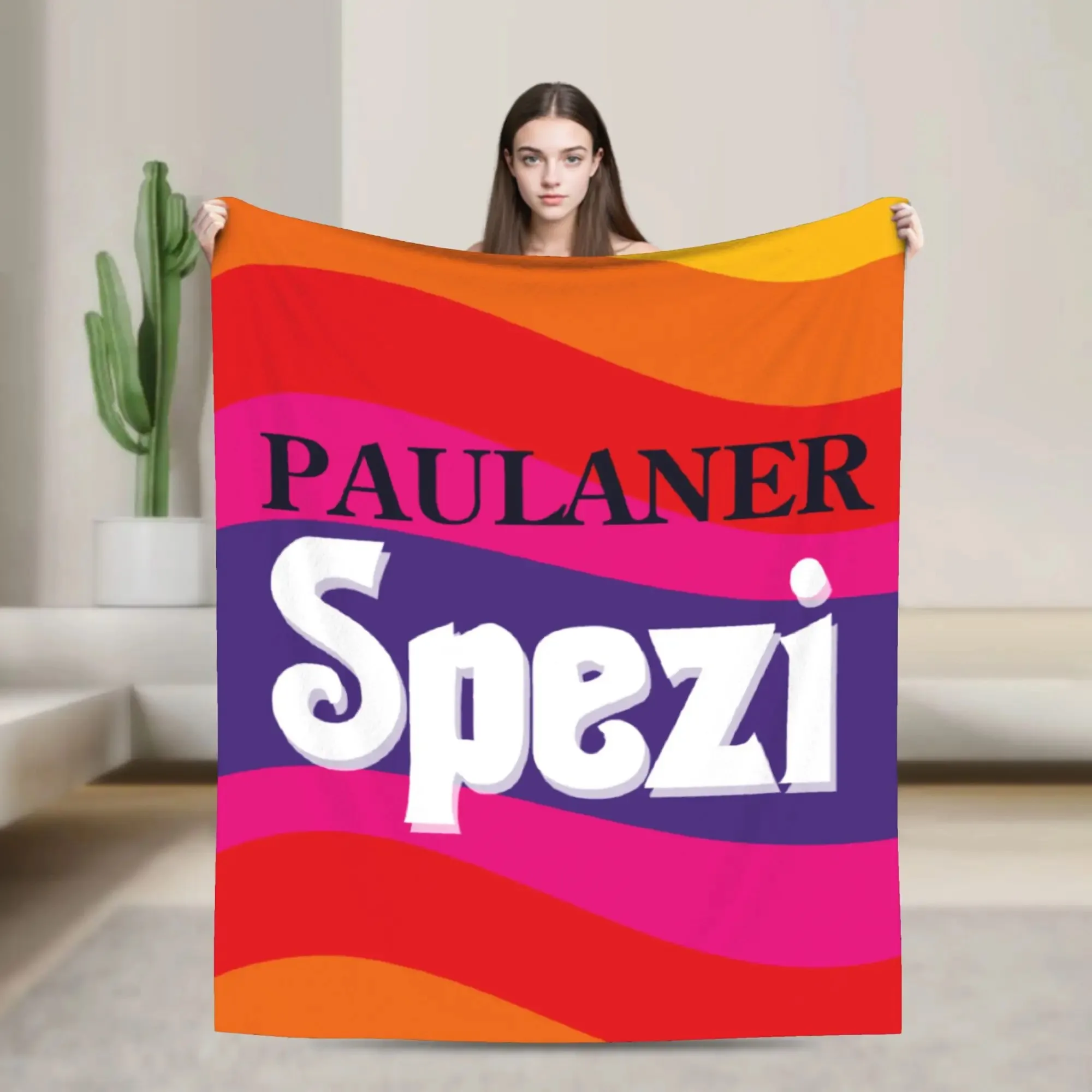 Blanket Soft Novelty Plush Throw Blanket Paulaner S-spezi For Bedroom Airplane Travel Flannel Bedspread Bed Cover