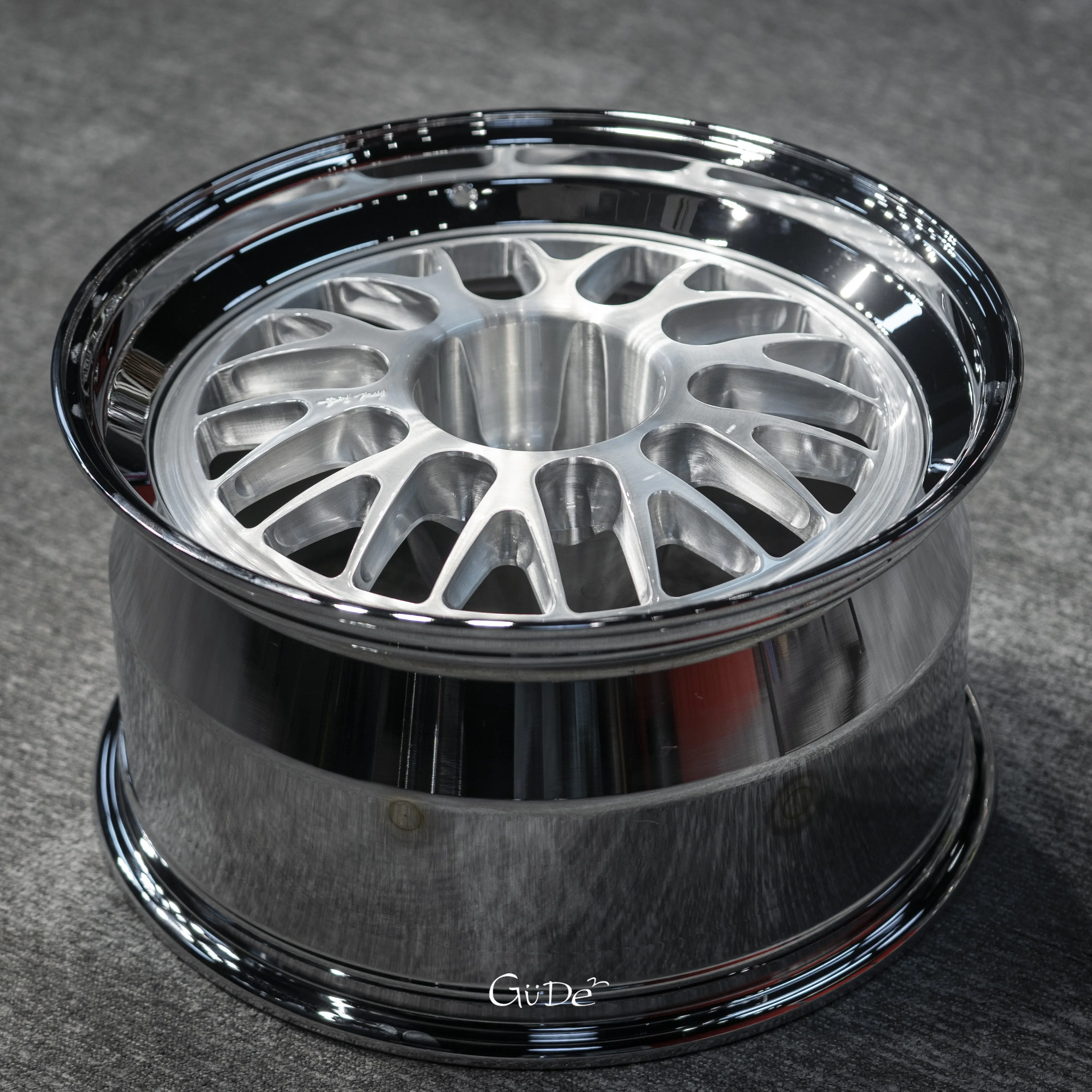 Hot Sales Durable Forged Wheels with Stylish Designs Ideal for Tesla Model 3  Y Kia Stinger and Other Vehicles in Chrome Matte F