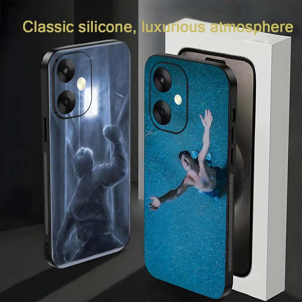 Coque de téléphone souple noire avec motif de film pour Xiaomi Shawshank Redmi 14C 13C 12C Hot Note15 14 13 12 11 Pro Plus S