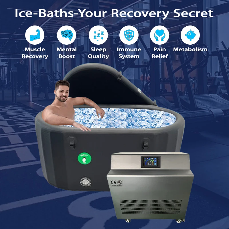 

High Configuration 1.5 Horsepower Cold Plunge Chiller Fast Cooling Pool Tool for Recovery Tub Accessory