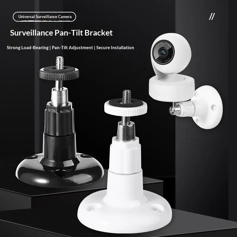 Adjustable Security Camera Wall Mount Bracket No Punch Design for Mini Wifi Camera Home Indoor Outdoor Use