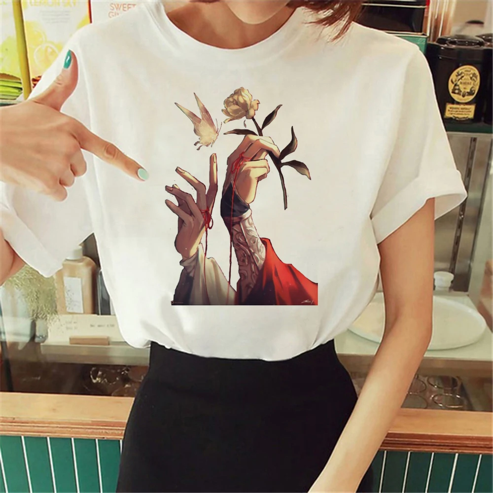 Tgcf tshirt women comic top female streetwear comic clothing