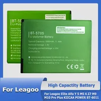 BT-5705 BT-591 BT-557P BT-9001 BT-6011 BT-5501 Battery For Leagoo Elite Alfa Y 5 M5 6 Z7 M10 M9 Pro Plus KIICAA POWER BT-6011