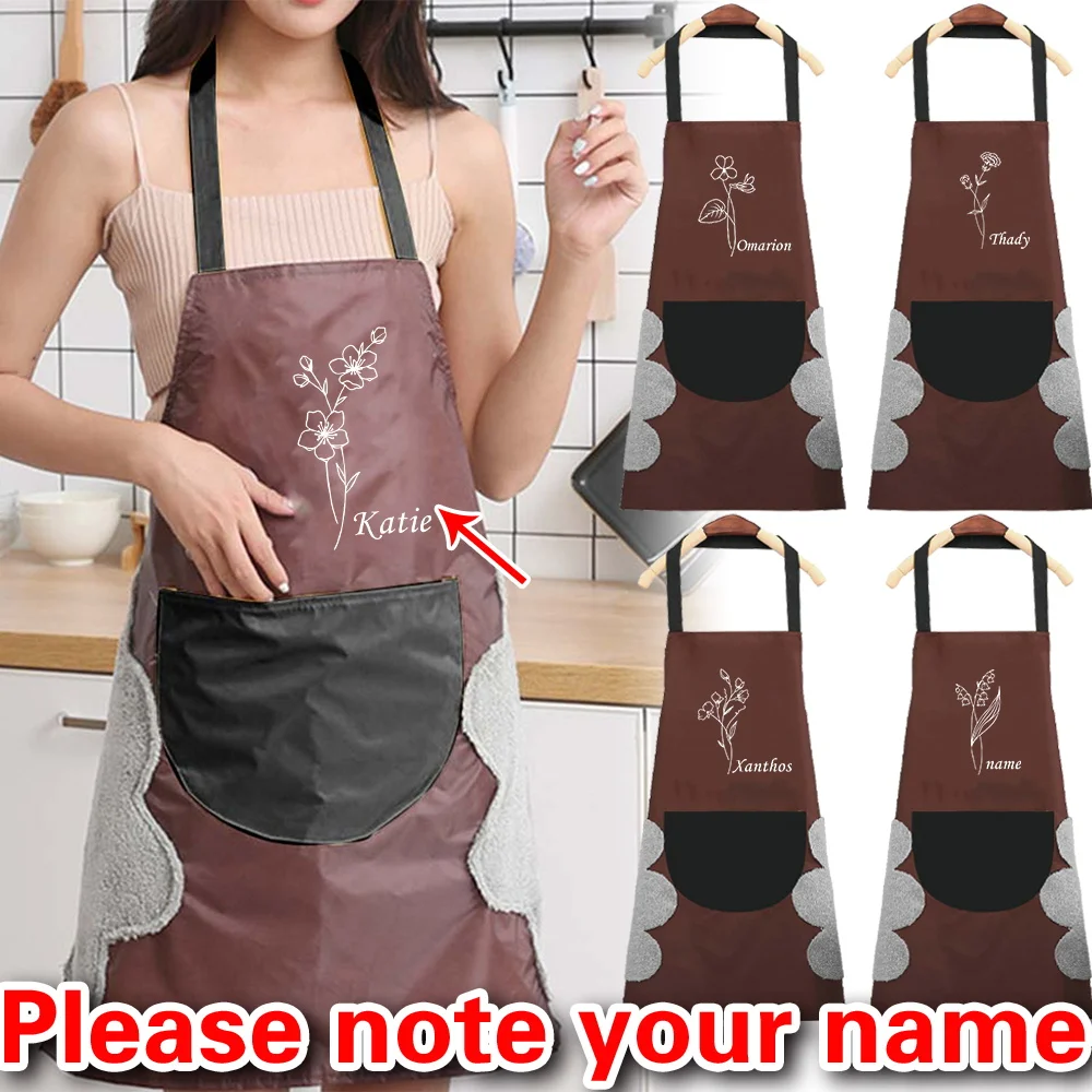 

Personalized Customized Unisex Barbecue Kitchen Cleaning Apron To Give Gifts.