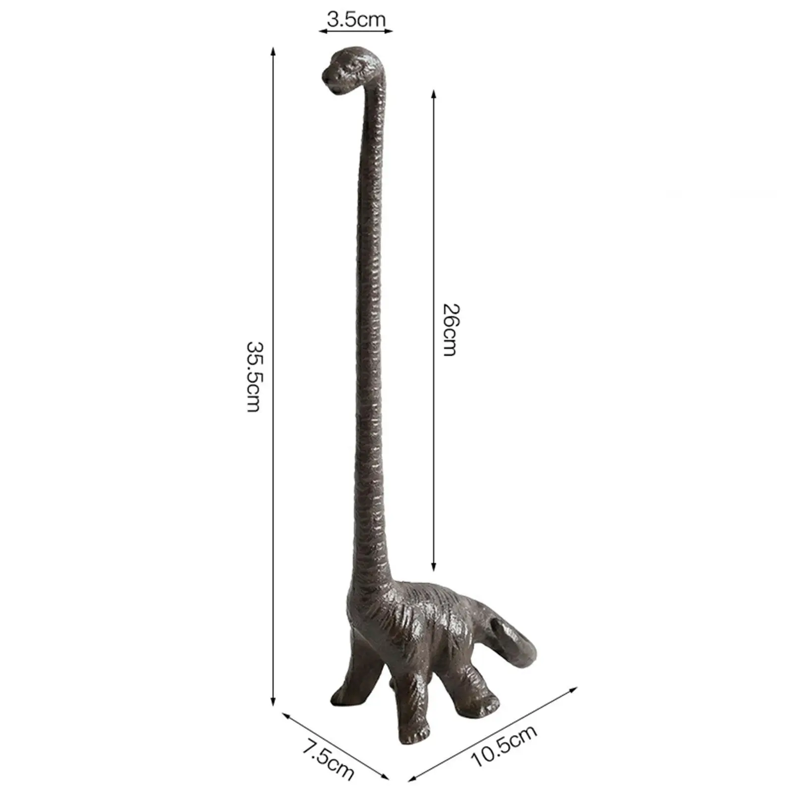 Portarrollos de Papel con Figura de Dinosaurio, Diseño Americano, Adorno Artístico, Soporte para Papel Higiénico, Portarrollos de Cocina para Cocina o Cafetería