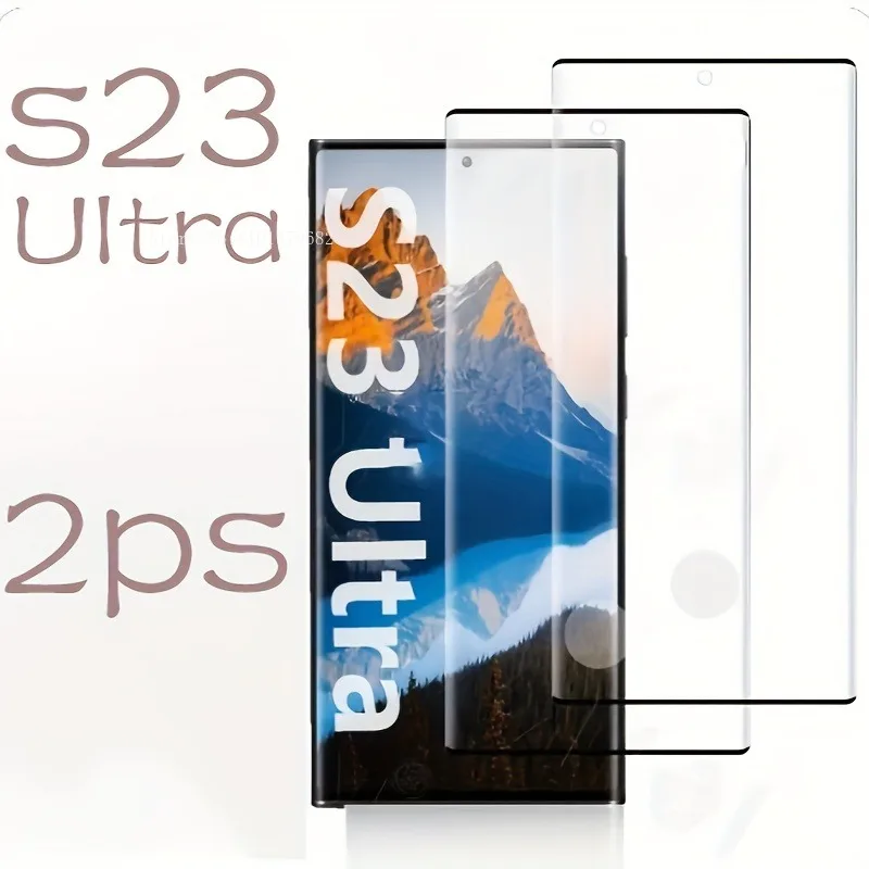 2Packs Tempered Glass Screen Protector for Samsung Galaxy S22 S23 S24 S21 S20 Ultra Plus S8 S9 S10 Plus S20 S21 FE Glass Film