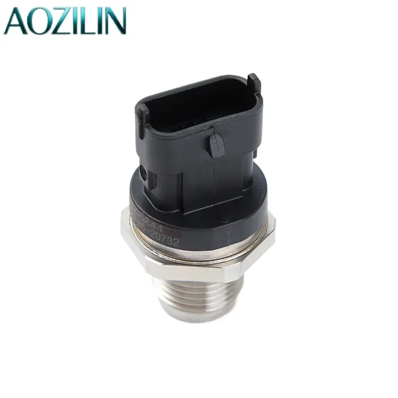 AOZILIN for 0281006187 0445214076 0281006244 Fuel Common Rail Pressure Sensor Engine Auto Parts Replacement High Precision