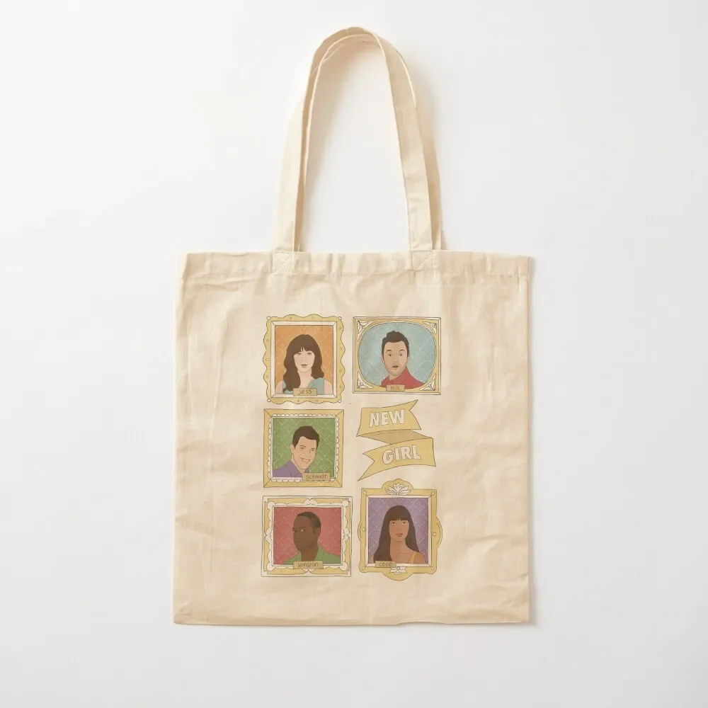 

New Girl Vintage Frames Tote Bag free delivery bags shopper bag women Tote Bag