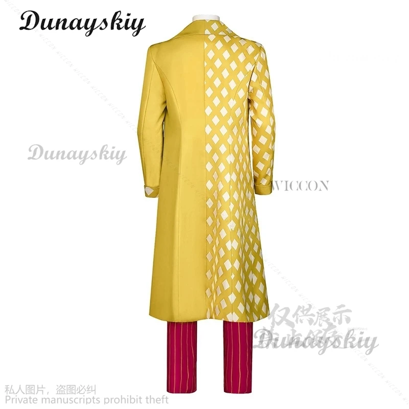 TrickSter Giegie Cosplay Costumes Ha Ji-won Uniform Game Dead Daylight Role Play For Men Yellow Coat For Halloween Party Cosplay