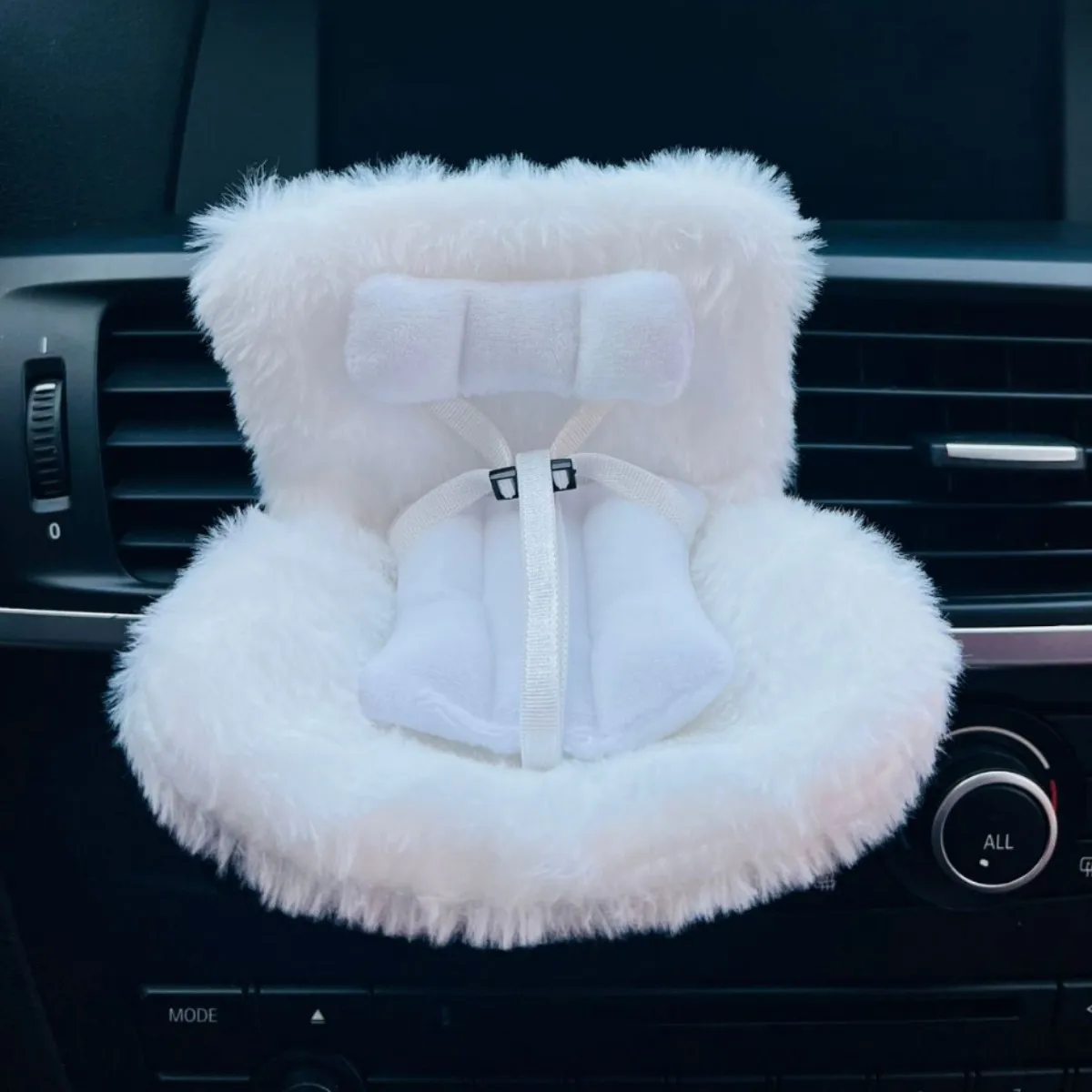 

Для Labubu автомобильное кукольное безопасное сиденье Kawaii кукла плюшевое сиденье автомобильное украшение костюм для всех кукол Wihtin 17 см