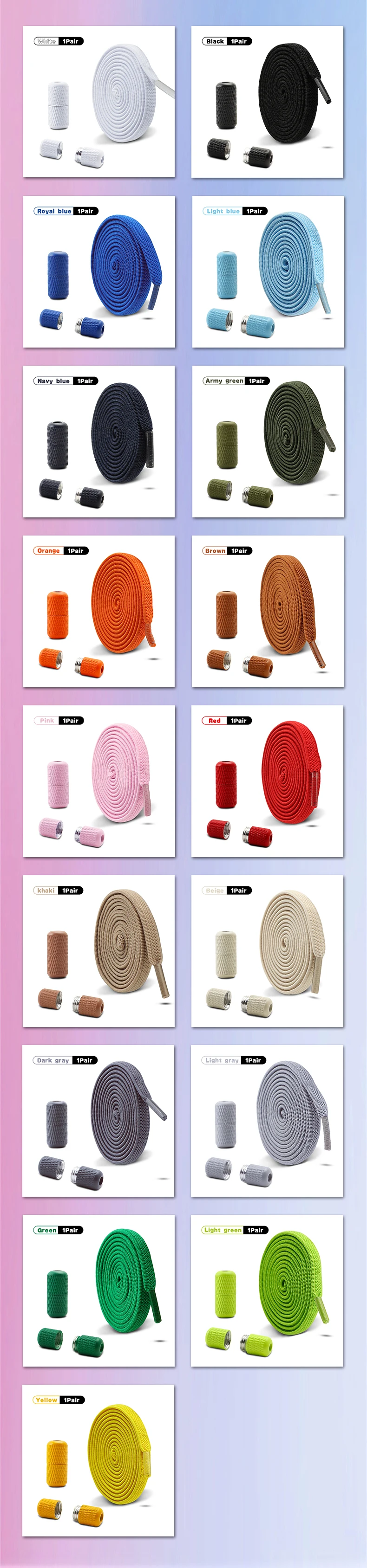 Metallkapselschnalle, Schnürsenkel ohne Schnürsenkel, Sneaker, flache Schuhe, elastische Schnürsenkel, für Kinder und Erwachsene, schnelles An- und Ausziehen, 1 Paar/2 Paar. – Detail 8