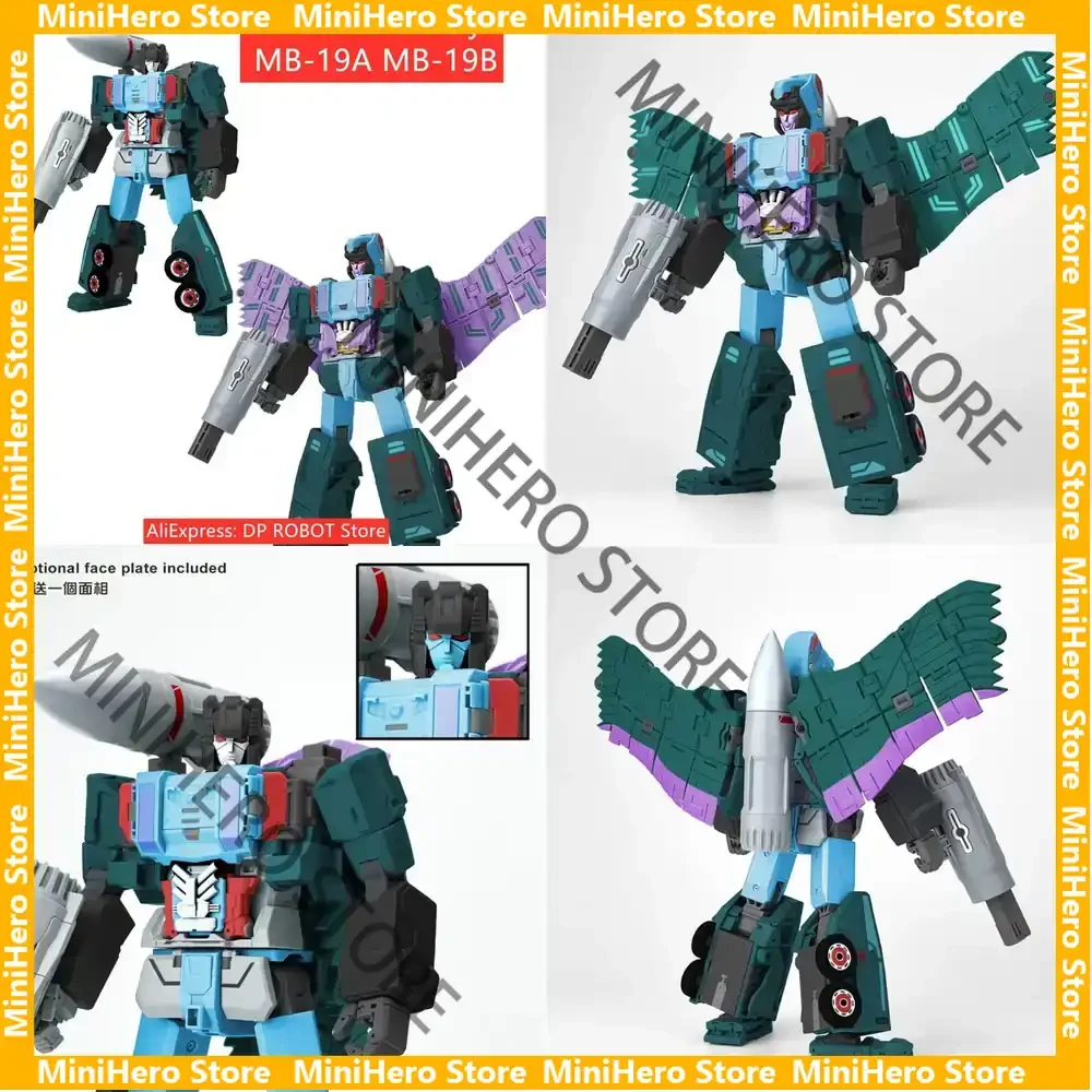 

In Stock Original Transformers FH Fans Hobby MB-19A MB-19B Punch Counterpunch Action Figure PVC 1:18 Boxed