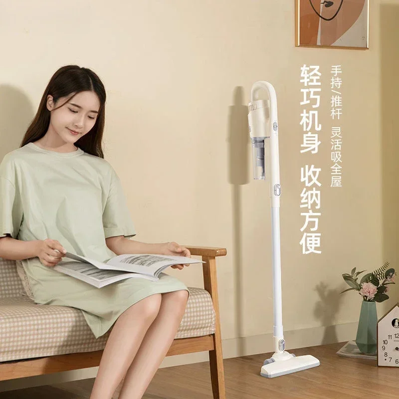 Vacuum Cleaner Household Small Large Suction Handheld Push Rod Two In One Vacuum Cleaner QN2