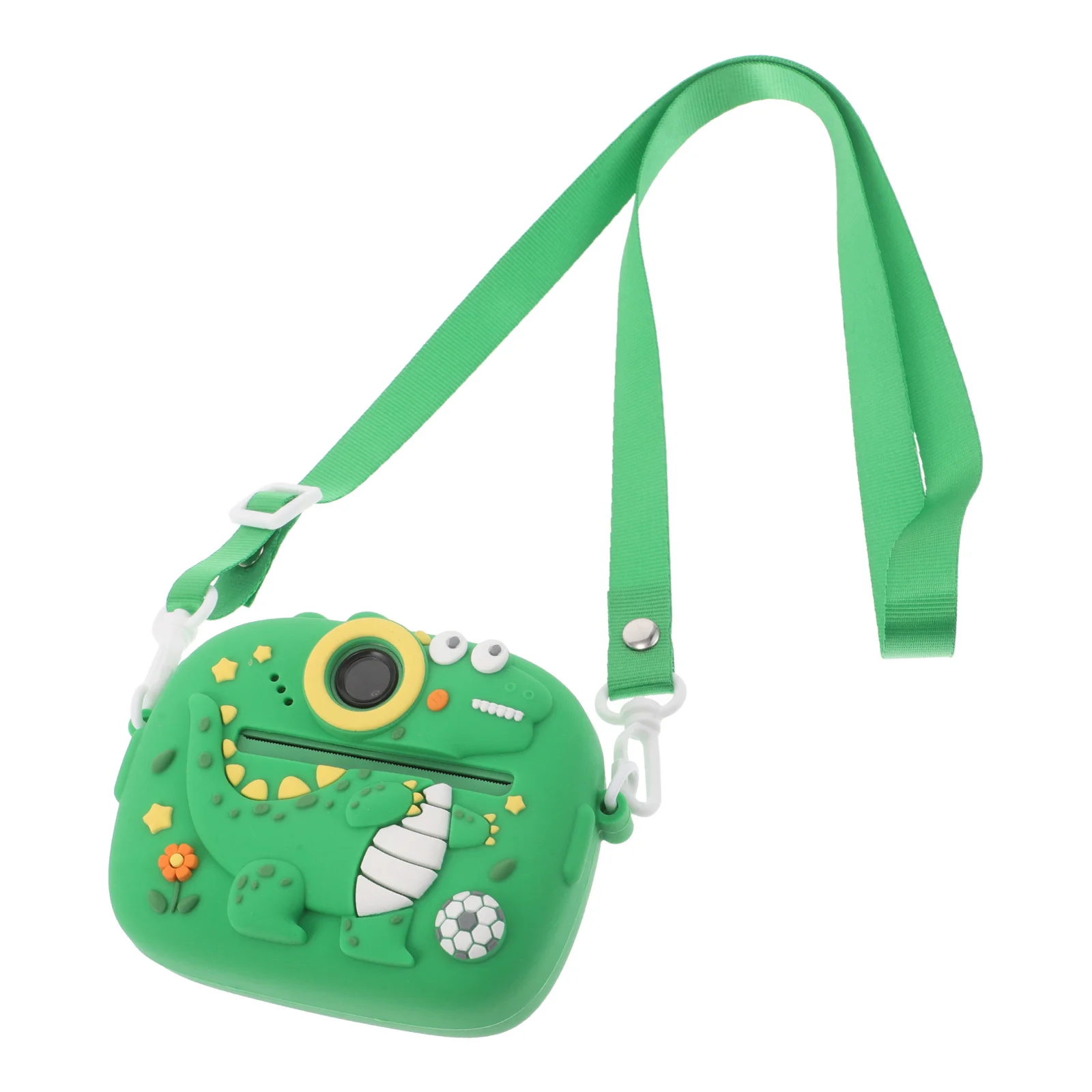 Aparat cyfrowy dla dzieci z podwójnym obiektywem, nagrywanie w wysokiej rozdzielczości, natychmiastowe drukowanie, solidna konstrukcja zapewniająca bezpieczeństwo dziecka.