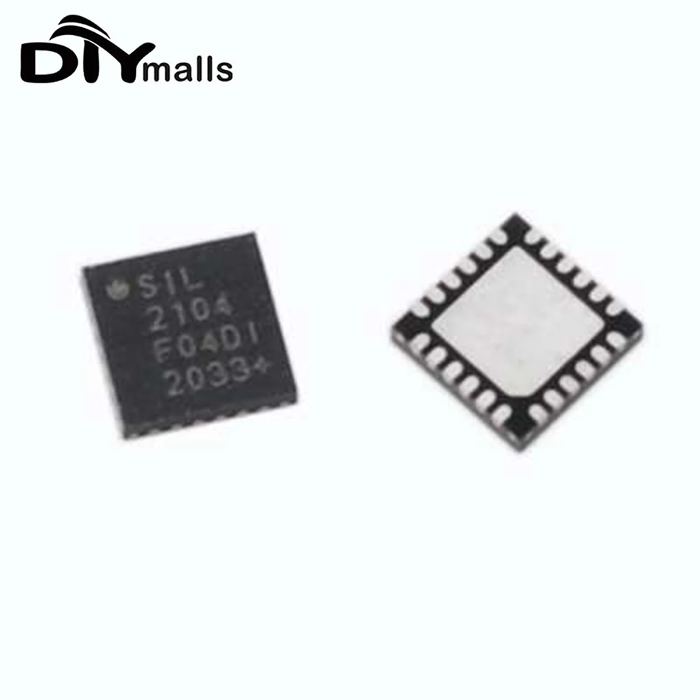 1pcs CP2104 CP2104-F03-GMR SIL Microcontroller QFN24 USB To UART Single-Chip USB to UART Data Transfer