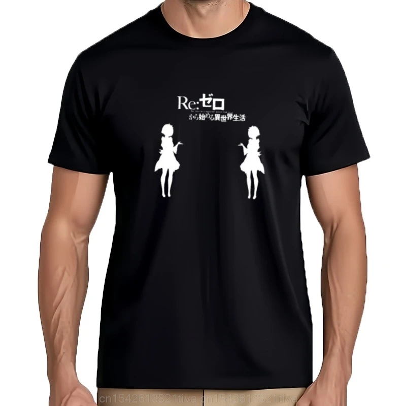 Re: Zero kara Hajimeru Isekai Seikatsu (White Edition) T-Shirt quick-drying customs animal prinfor boys workout shirts for men