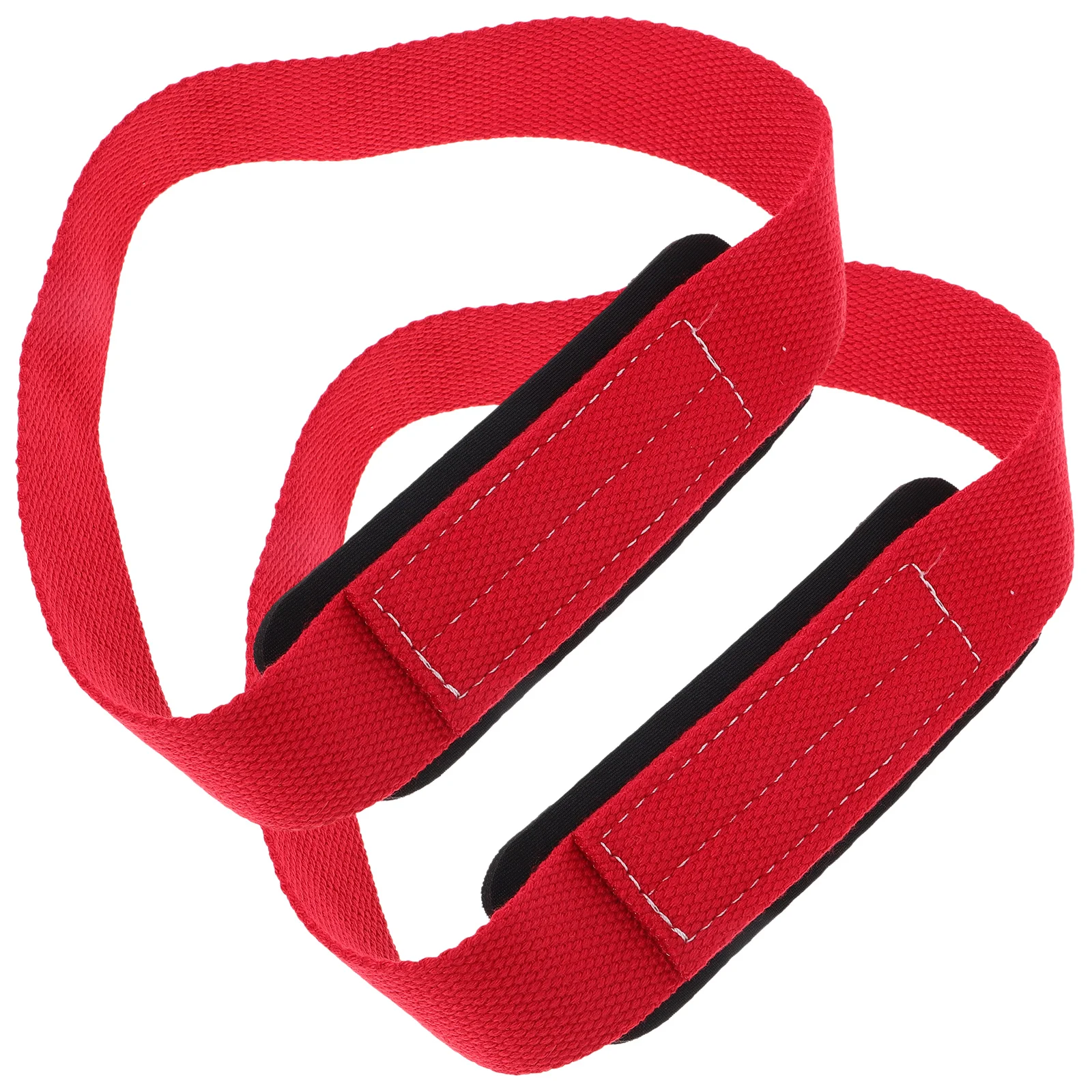 

2Pcs Fitness Assist PullUp Straps Wrist Strengthener Grip Trainer Red Workout Equipment Durable Rubber Antislip Adjustable