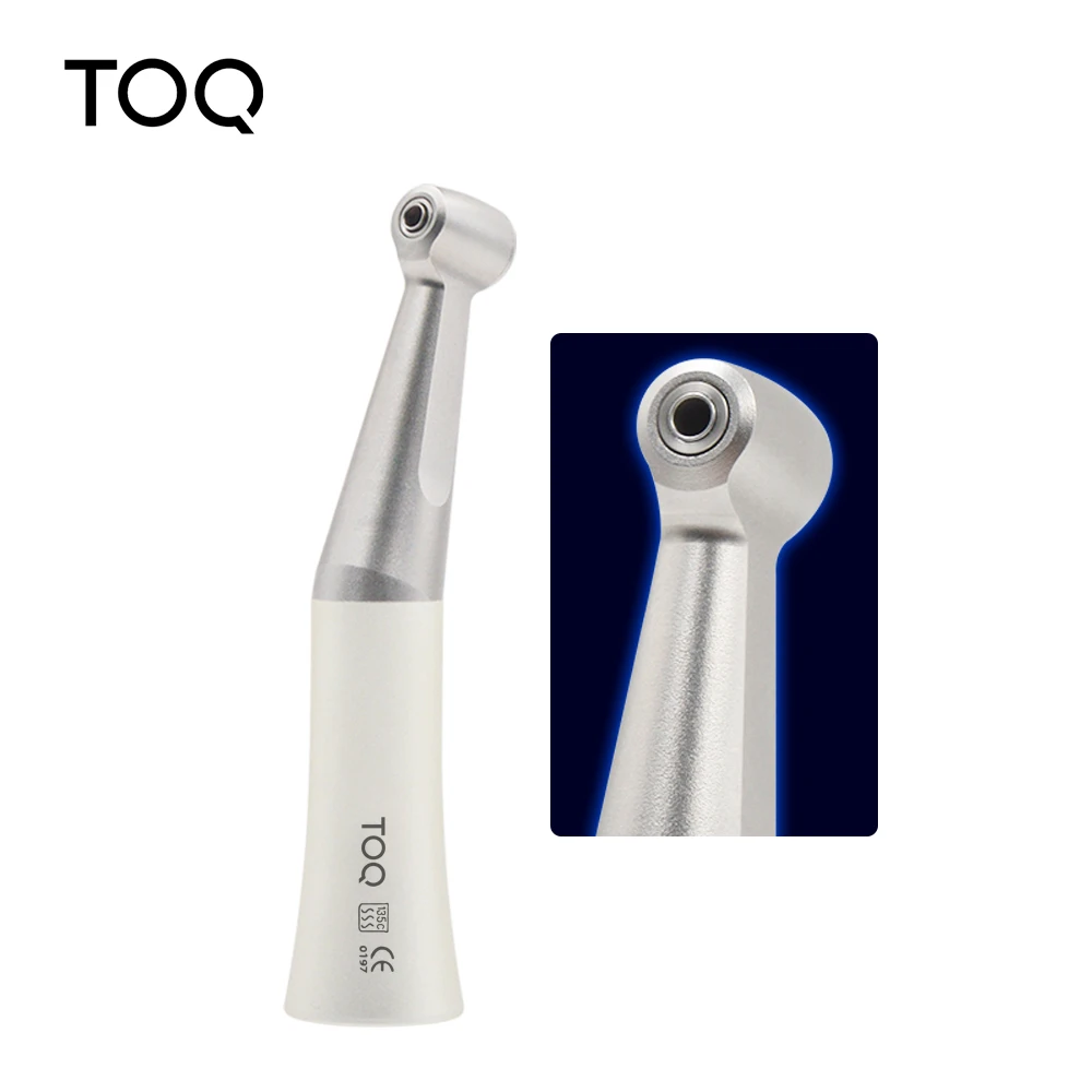 Dental Low Speed Button Chuck Stainless Steel Contra Angle Handpiece Contra Angle 2/4 Holes Air Motor Dental Equipment Supplies