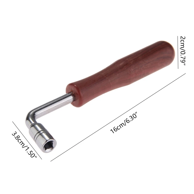 مفتاح ربط سلسلة من Lyre، مطرقة ضبط البيانو على شكل حرف L، مفتاح ربط احترافي، أداة ضبط البيانو، مطرقة لموالف المفاتيح Ha #6