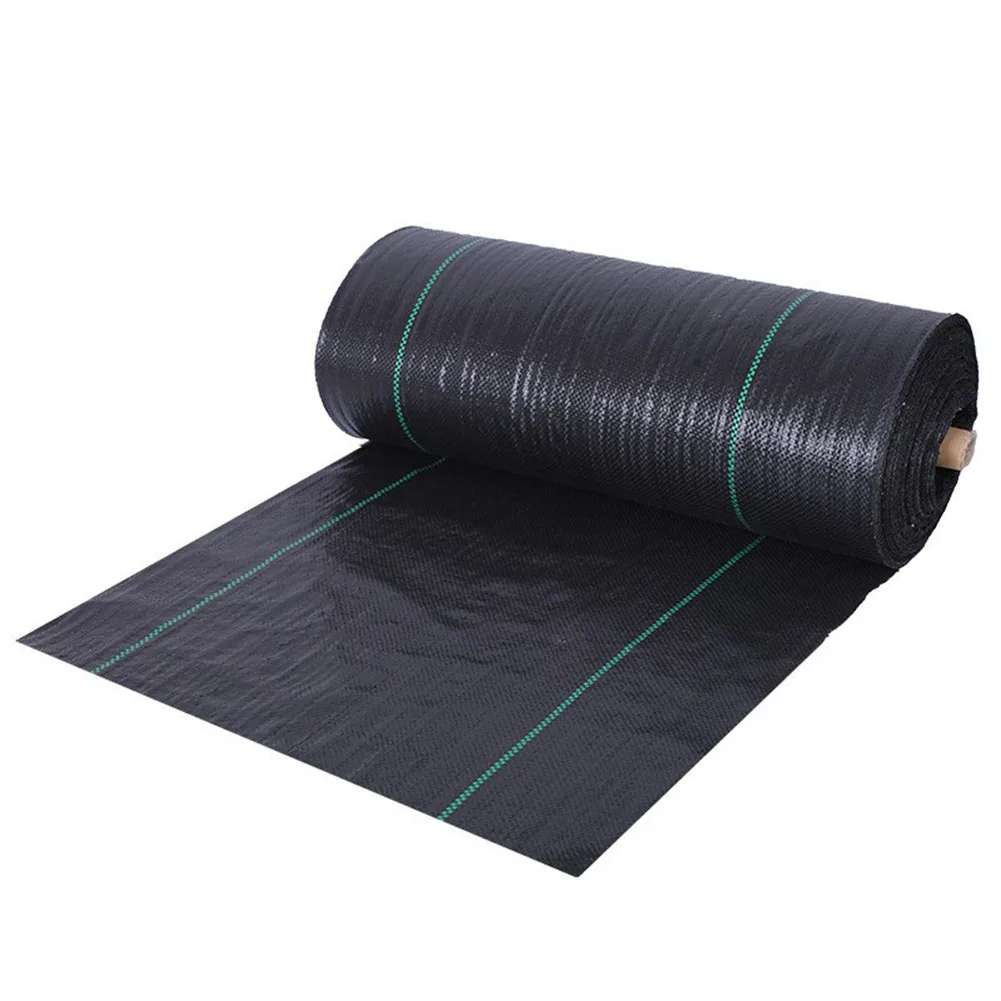 Tecido de Cobertura para Supressão de Grama 3 pés x 50 pés ou 4 pés x 50 pés em Material PE para Gestão Consistente de Paisagismo