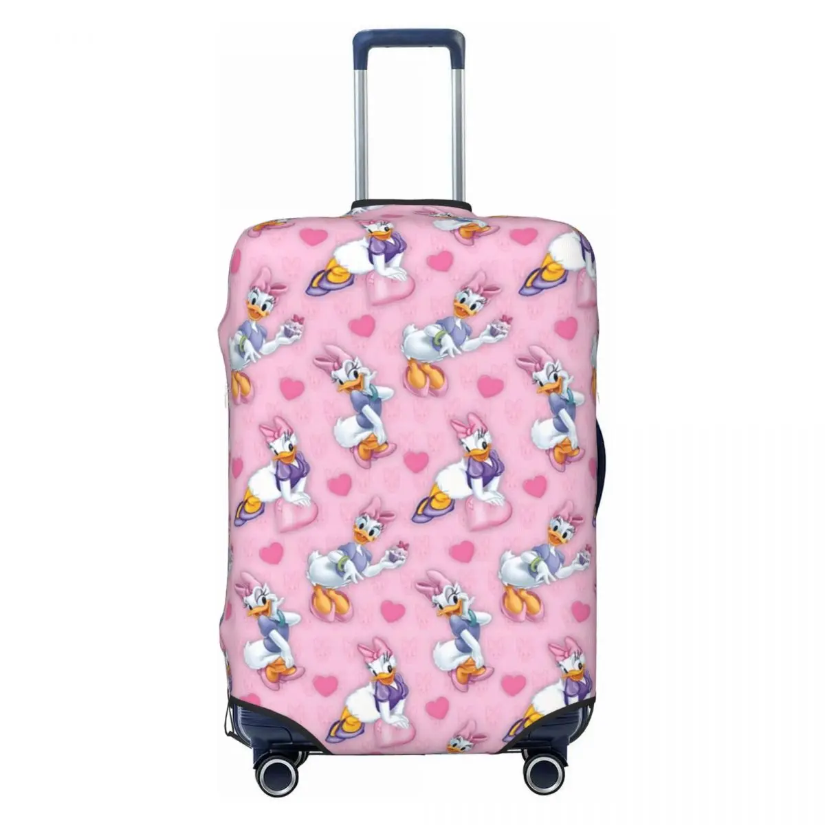 

Custom Beautiful Daisy Duck Luggage Cover Fashion Donald Duck Suitcase Protector Covers Suit For 18-32 inch