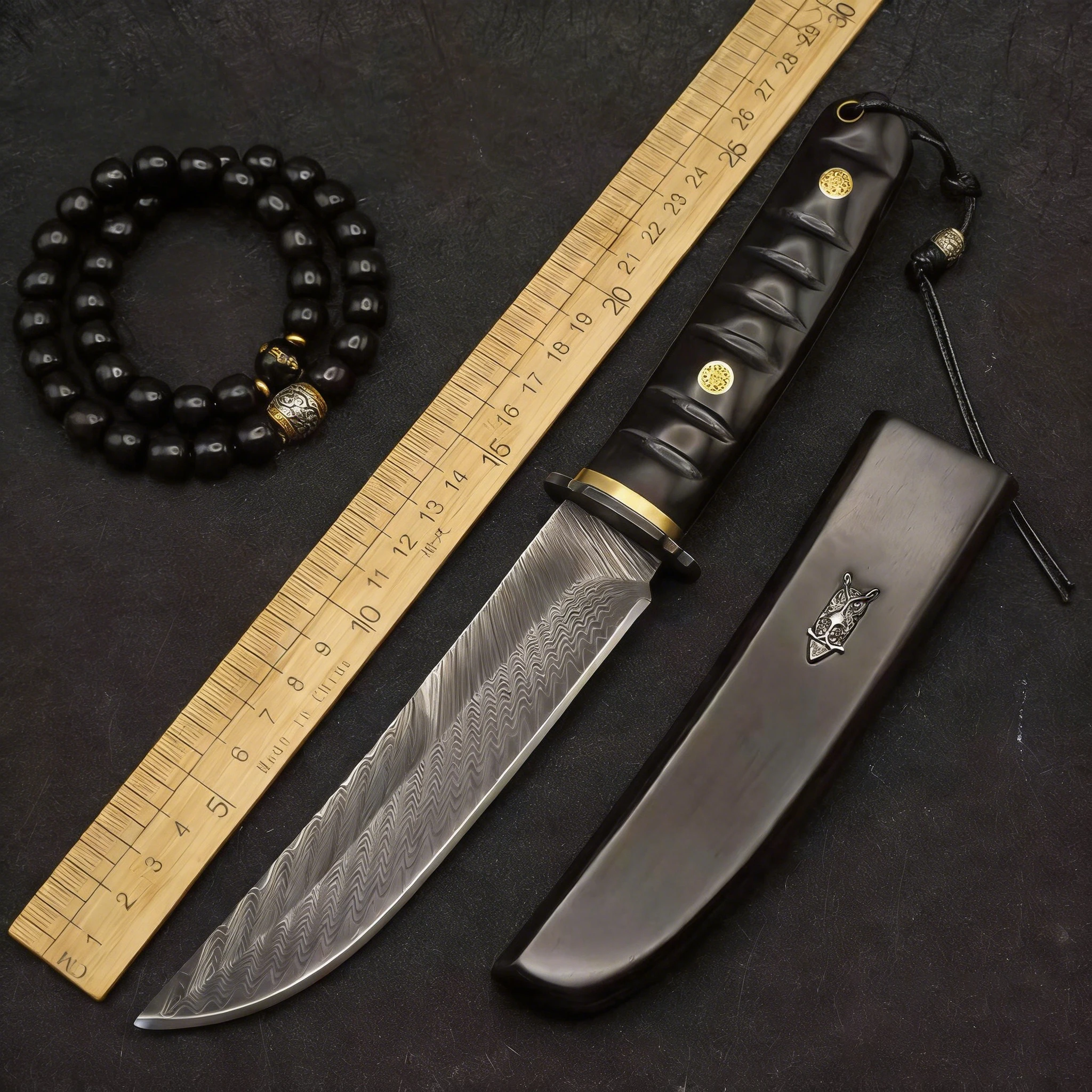 2026 New Model High Carbon Steel High Hardness Kitchen Knife with Professional Black Walnut Handle and Owl-shaped Fruit Knife