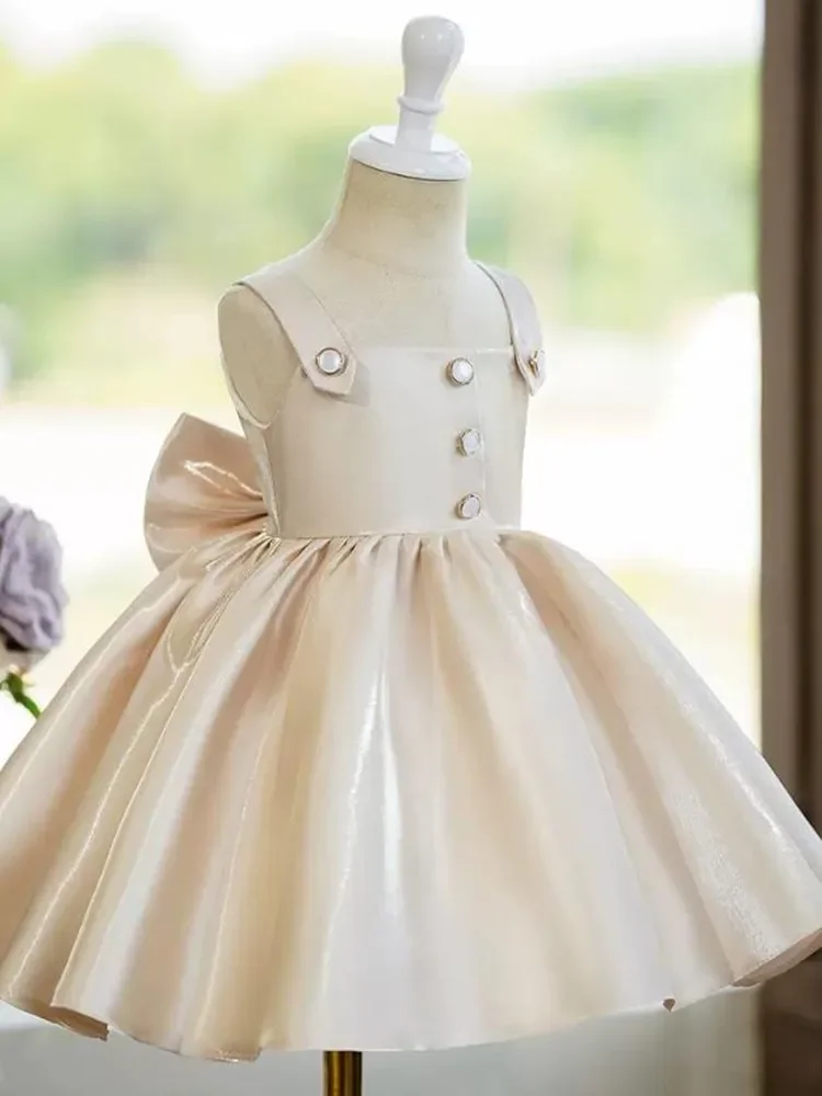 Girls' Party Dress With Sleeveless Design Perfect For Piano Performances And Birthdays A3981 Vestidos image 4